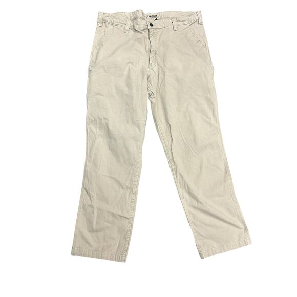 Carhartt Other - Carhartt Rugged Flex Canvas Work Pants 40x34 Brown Relaxed Fit Durable‎ Utility